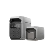 EcoFlow DELTA 3 Plus Portable Power Station with Extra Battery, 2 kWh Capacity, Expandable Backup Power Supply for Camping, Home Emergencies and Motorhomes
