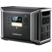 Dabbsson 2150Wh Portable Power Station 2400W,Expandable to 4600W 12.9kWh, 100W USB-C,Support AC & Solar Charging Together, EPS 15ms,DBS 2100Pro Solar Generator for Home Backup, 2024 New